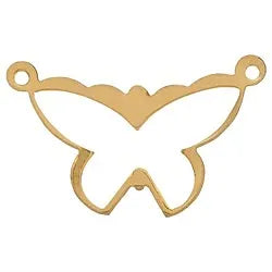 Gold-Filled Butterfly Outline Connector