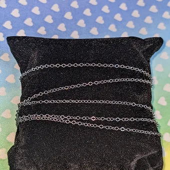 Dark Oxidized Silver Cable Chain