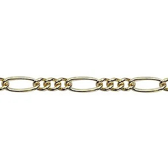 Gold-Filled 1.5mm Figaro Chain