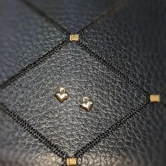Gold Hearts Charms