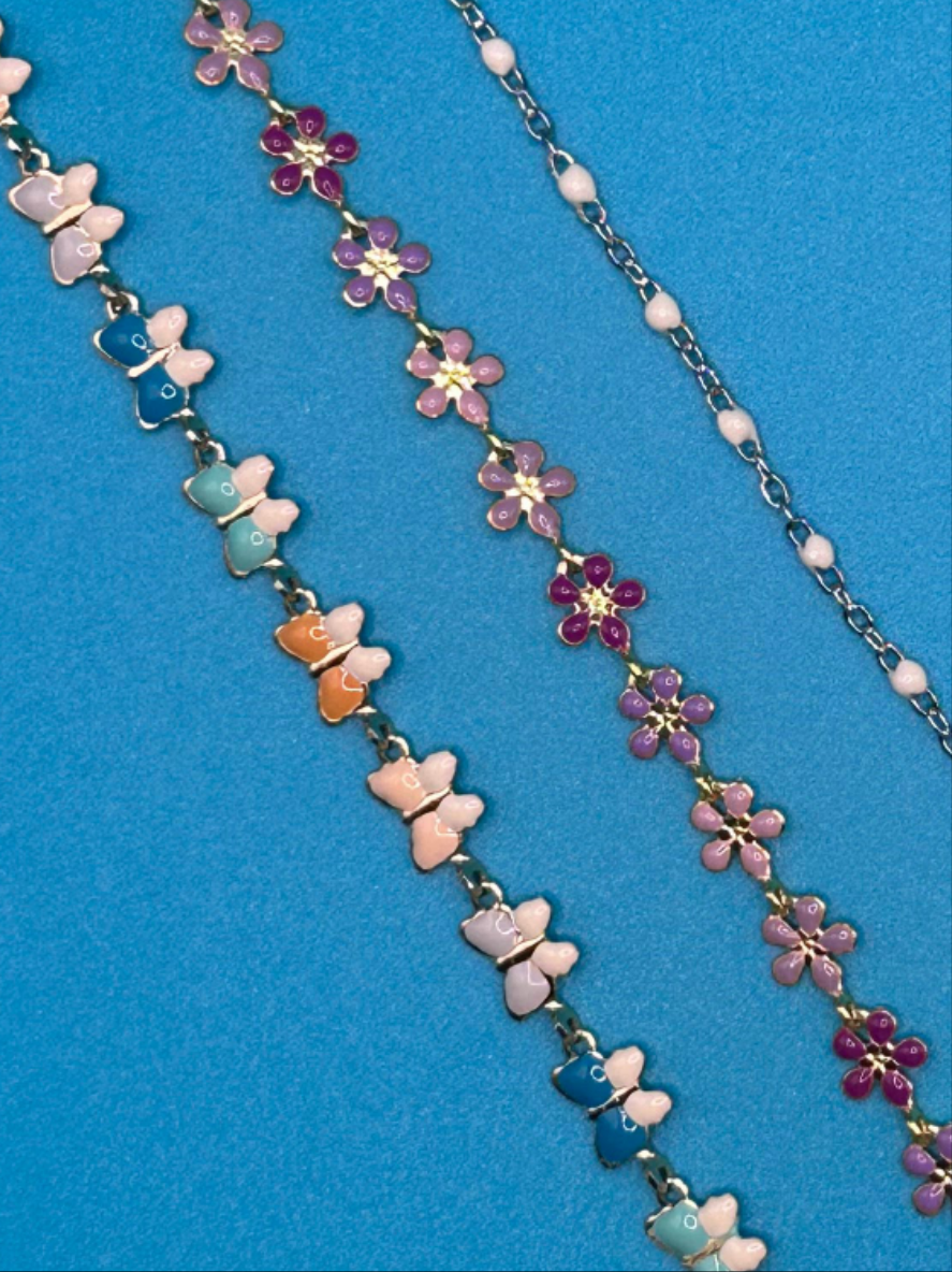 Gold Plated Butterfly Chain
