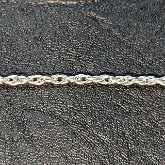 Silver Rope Chain 2mm. Sold Per Inch Online.