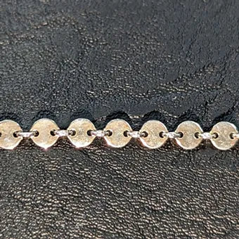 Silver Sequin Chain