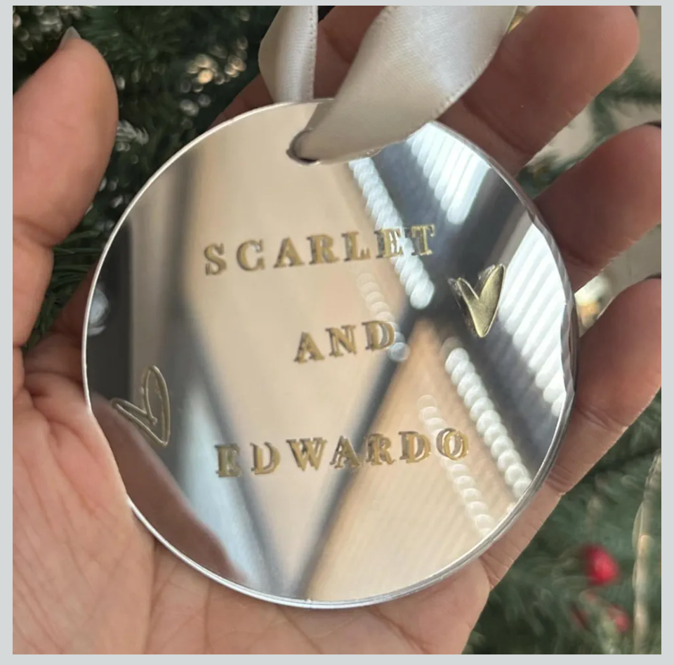 Custom Engraved Christmas Ornaments