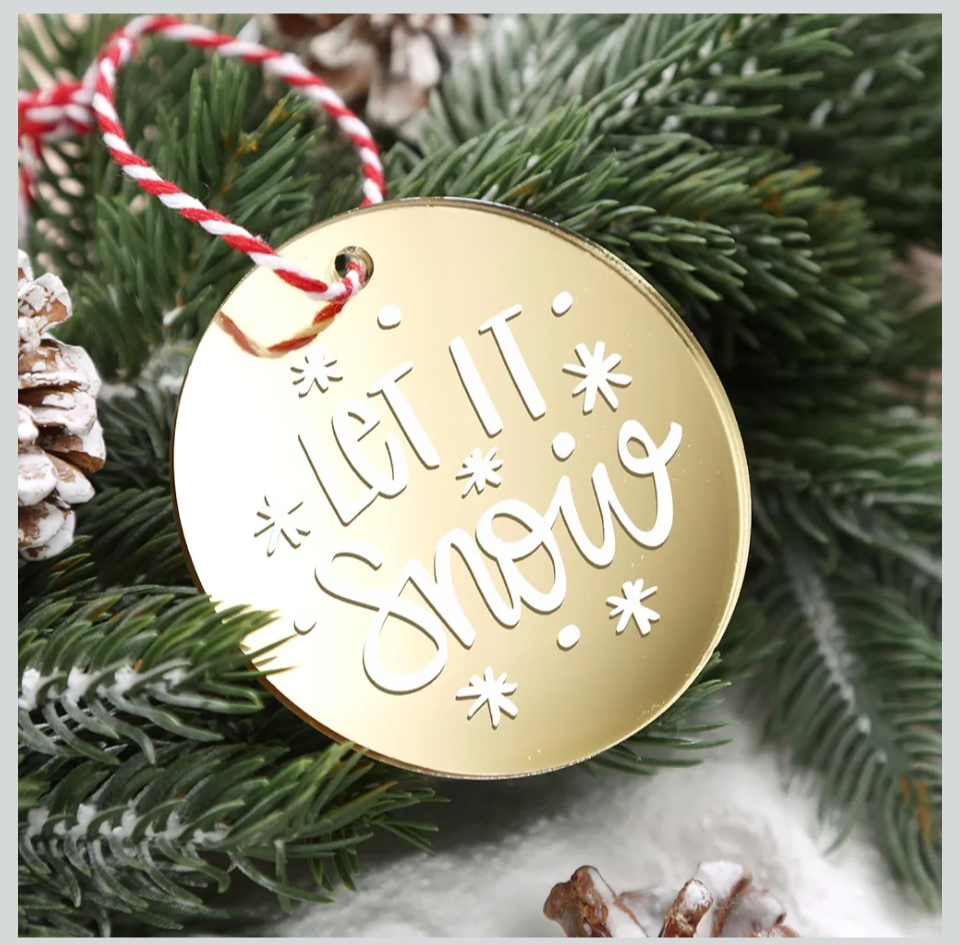 Custom Engraved Christmas Ornaments