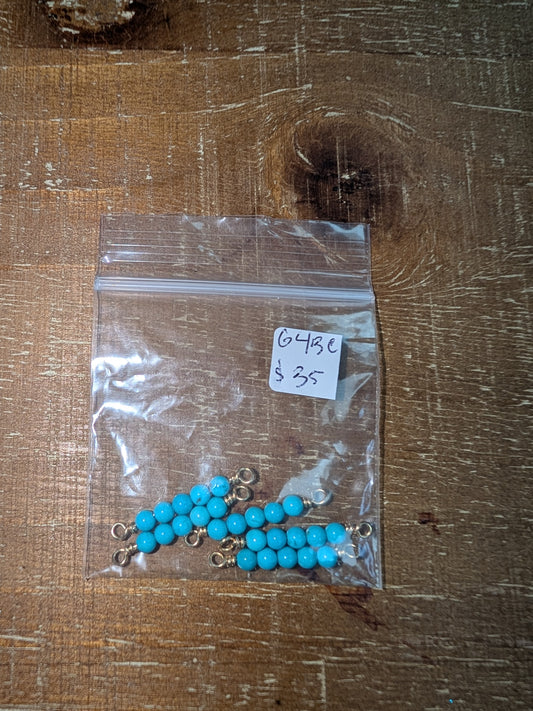 5 Ball Turquoise Connector