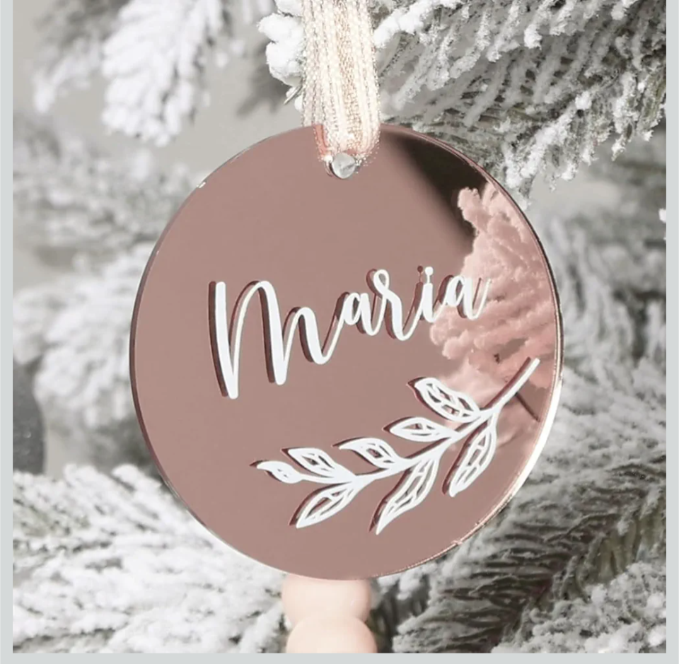 Custom Engraved Christmas Ornaments