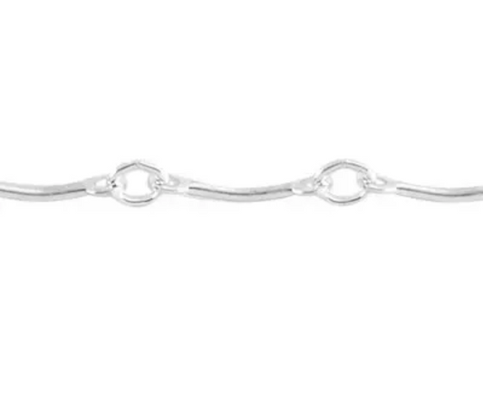 Scalloped Bar Chain