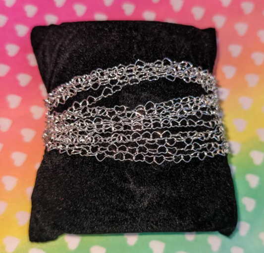 Medium Silver Heart Chain