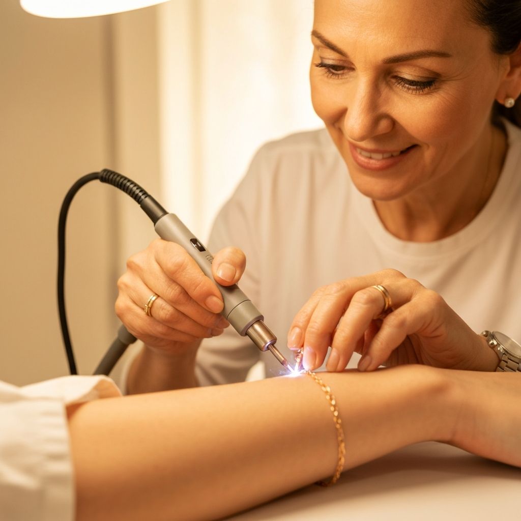 Permanent jewelry welding process